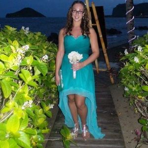 La femme high- low dress